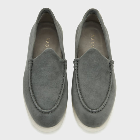 Nagra Loafer | Dark Stone Suede